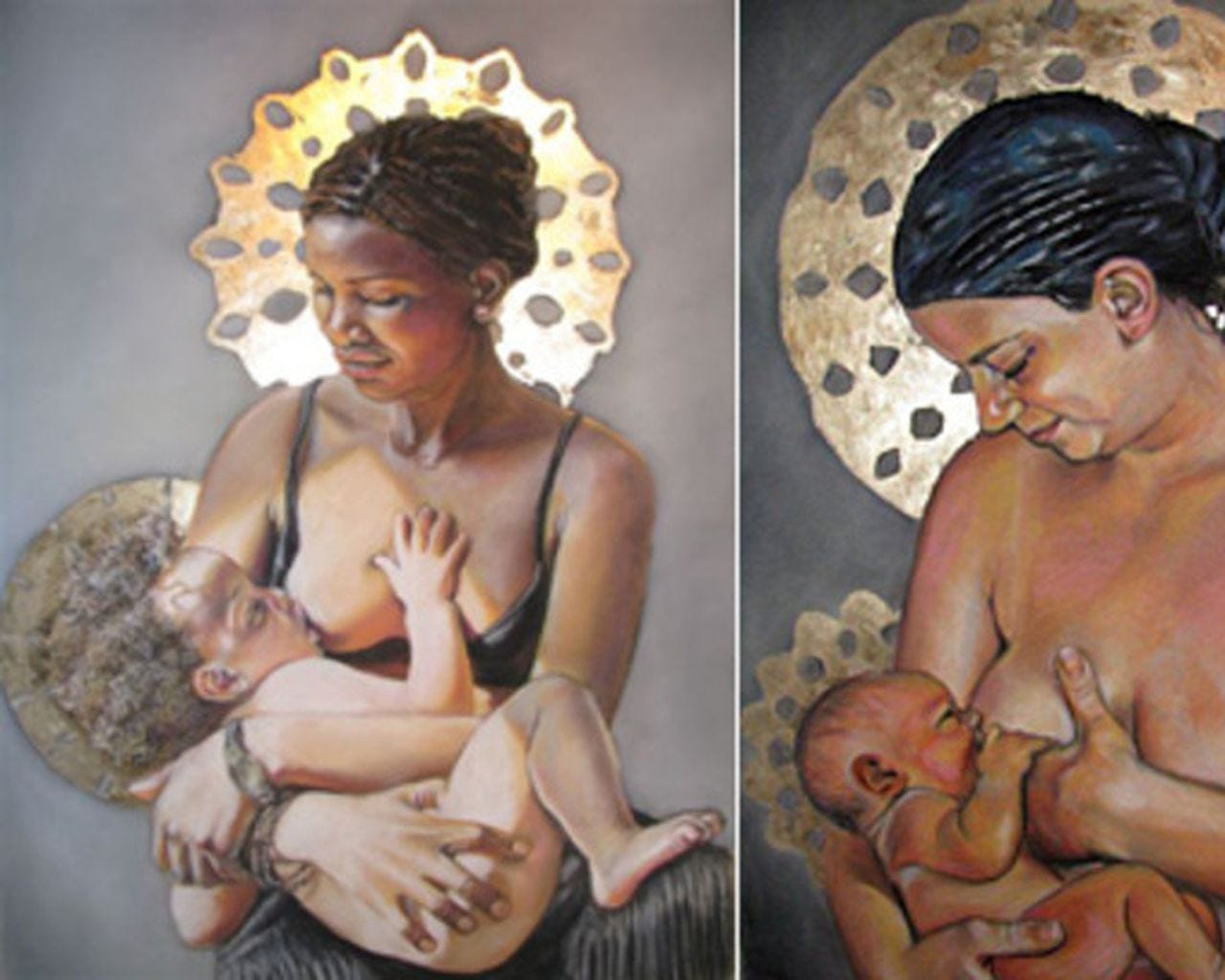 Facebook furor as nursing mother paintings censored | The Star
