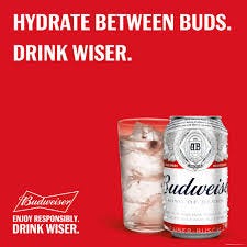 Campaigns of the World | Smart drinking 👍🍻 #budweiser #drinks🍹  #drinkresponsibly #beer #beerlover #beerstagram #advertising #marketing # creative #creativewriting... | Instagram