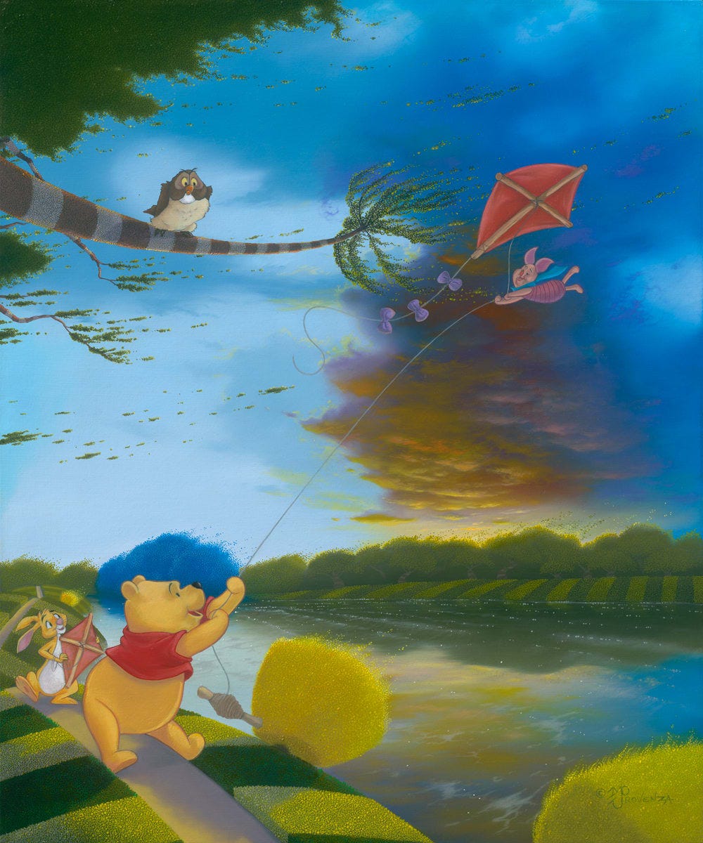 DISNEY A Blustery Day (Winnie the Pooh) by Michael Provenza | Artwork  Archive