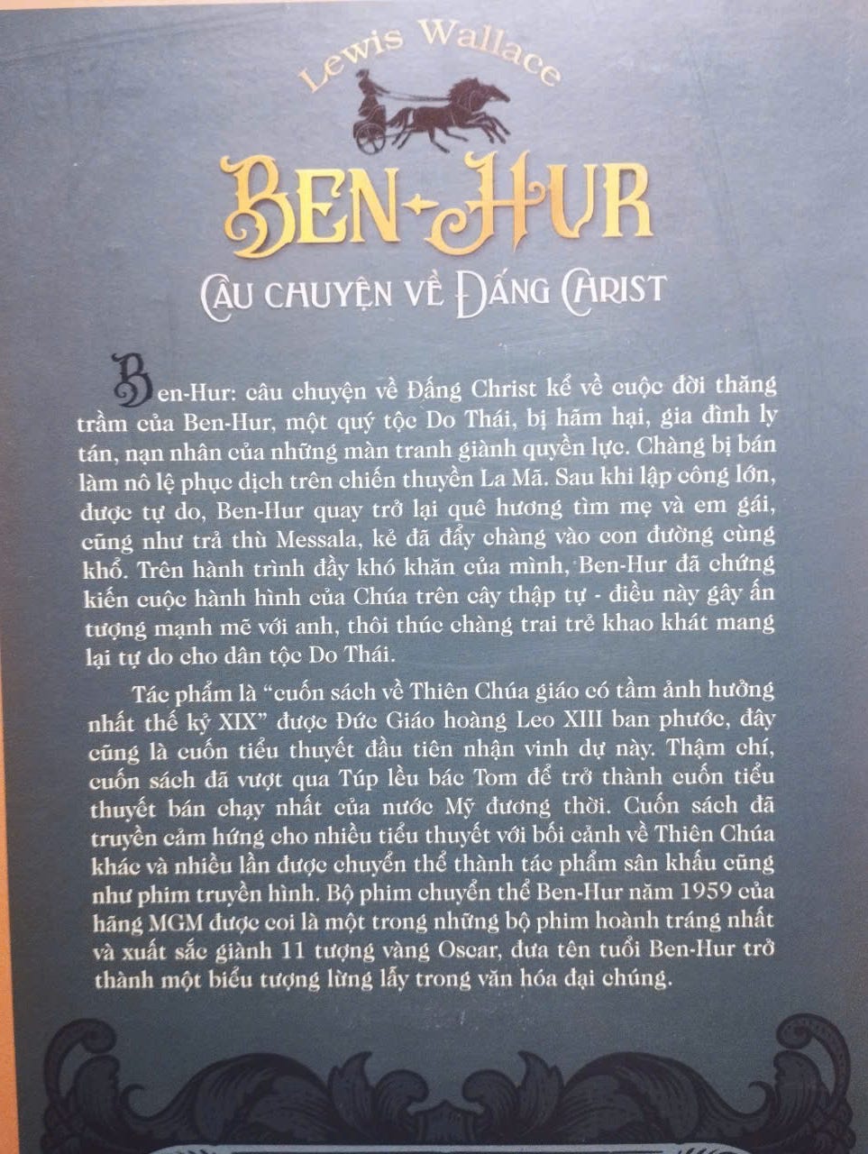 Ben Hur - bìa trước và sau