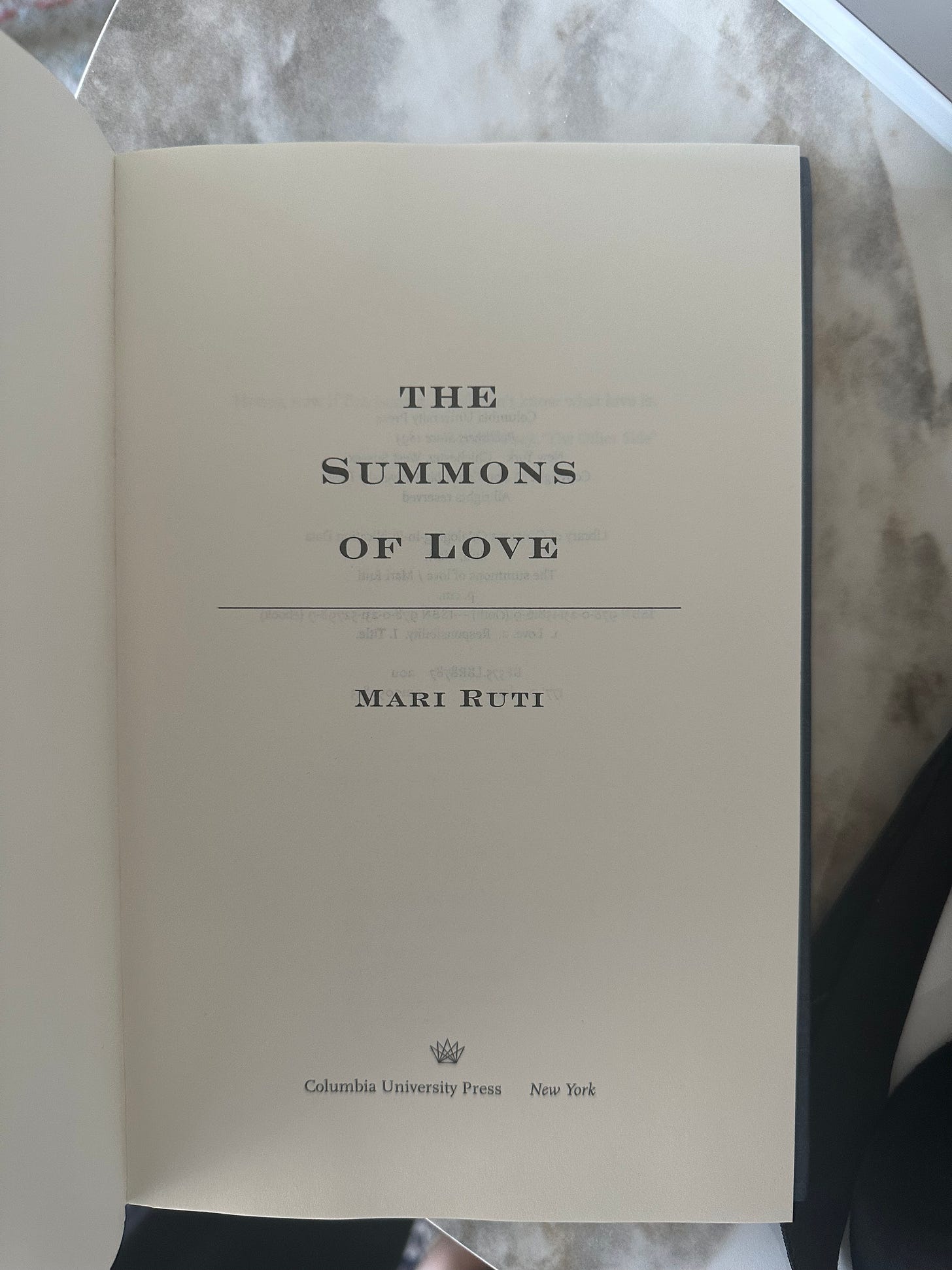 The Summons of Love, de Mari Ruti