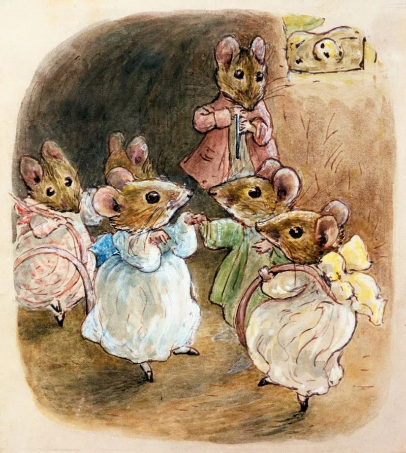 little mice dancing 