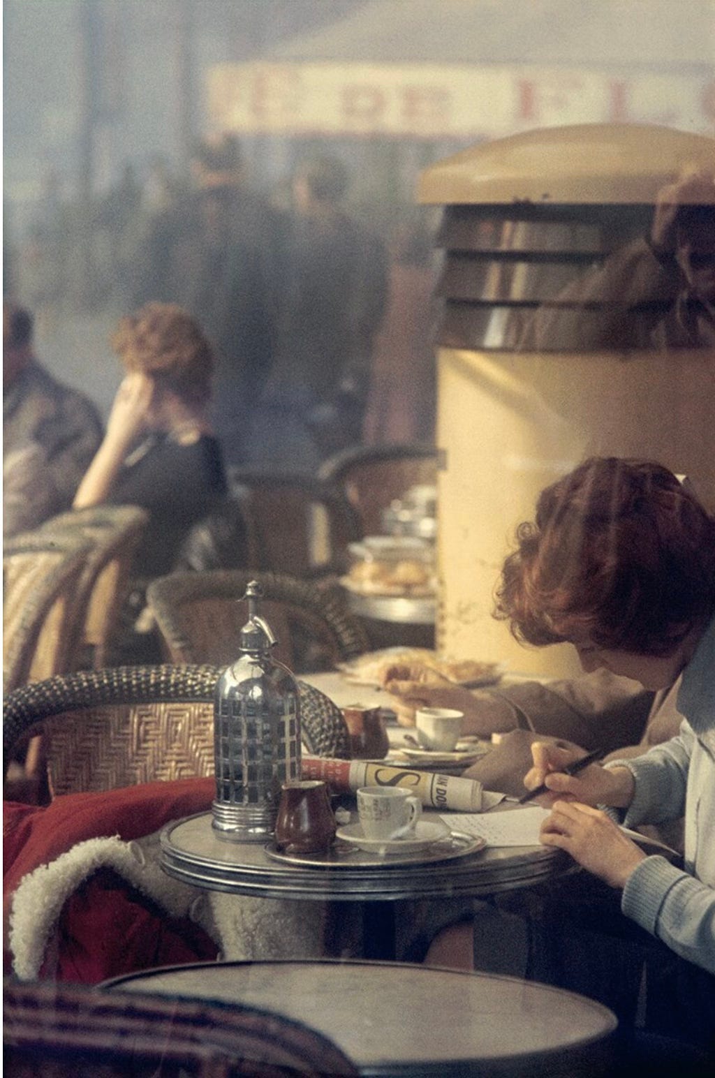 Early color photograph from Saul Leiter
