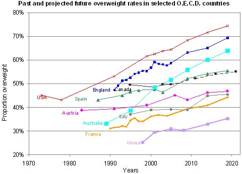 The World Is Fat - Obesity Rates in Developed Countries from the OECD - The  New York Times