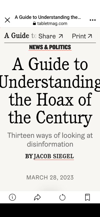 A guide to understanding the hoax of the century.