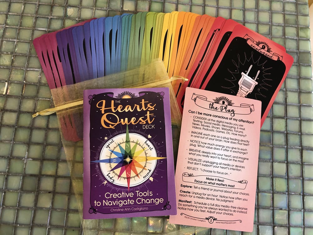 HeartsQuest deck of cards