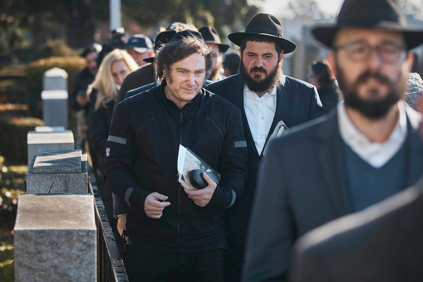 Javier Milei&nbsp;visited Menachem Mendel Schneerson’s grave to pay respects on Monday.&nbsp;