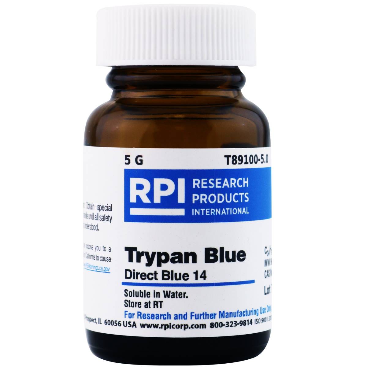T89100-5.0 - Trypan Blue, 5 Grams
