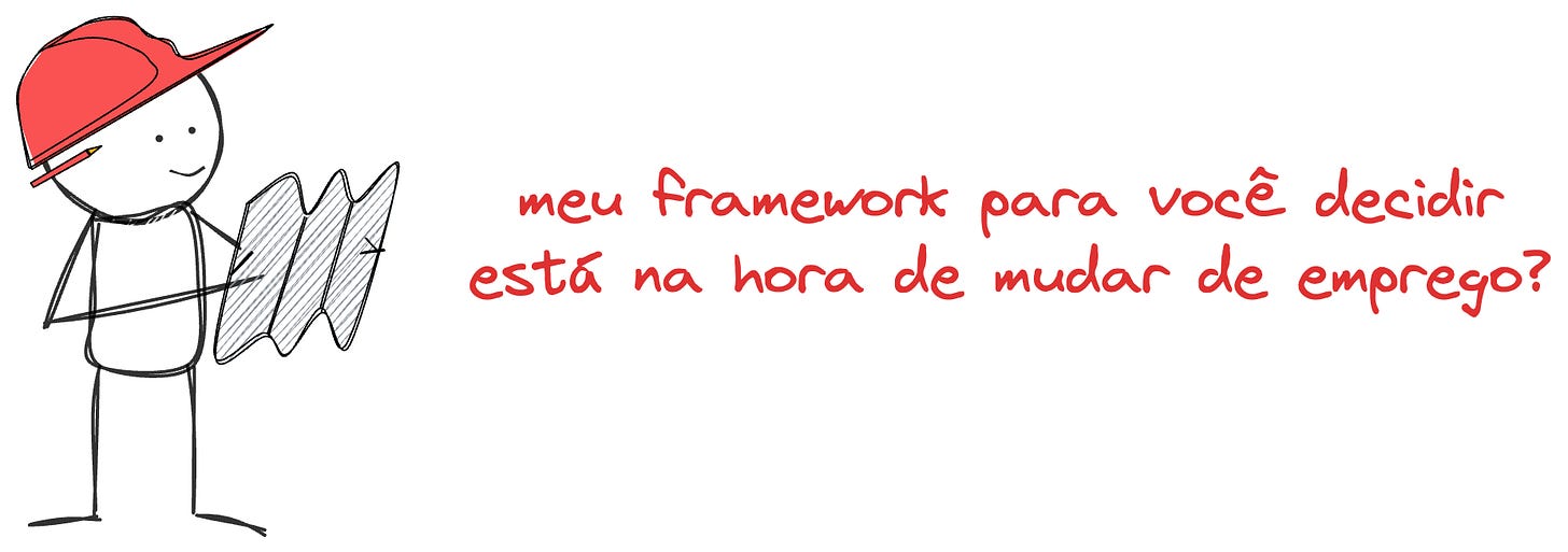 Meu framework para você decidir: está na hora de mudar de emprego?