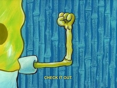 I tend to get smelly when I'm pumping iron." : r/spongebob