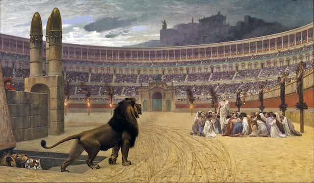 Mythbusting Ancient Rome – throwing Christians to the lions