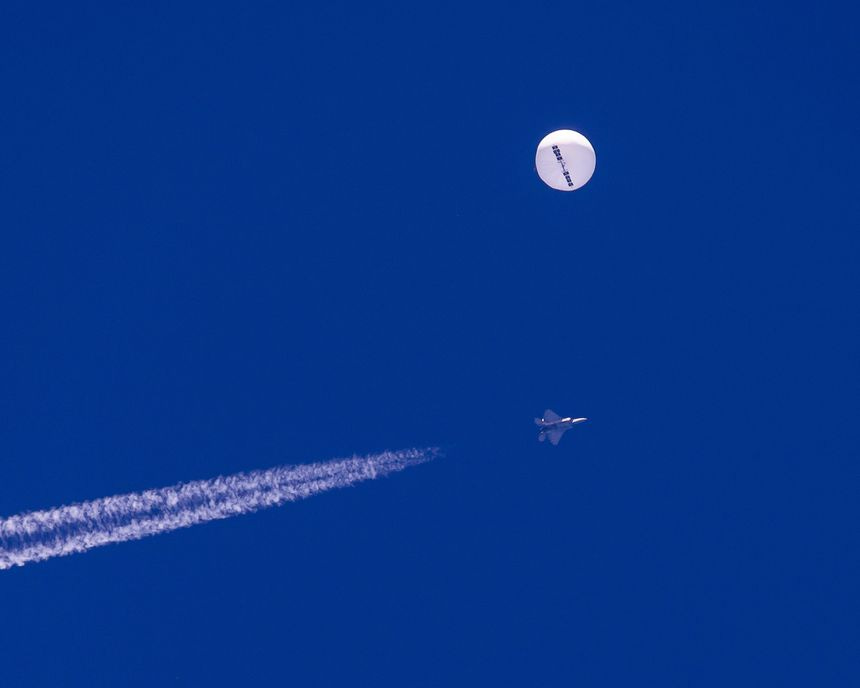 The presence of the high-altitude balloon comes approximately one year after a high-altitude balloon originating from China drifted over the US