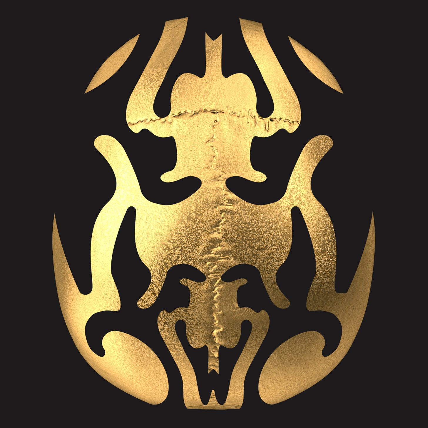 Golden skull of MAVERICKS