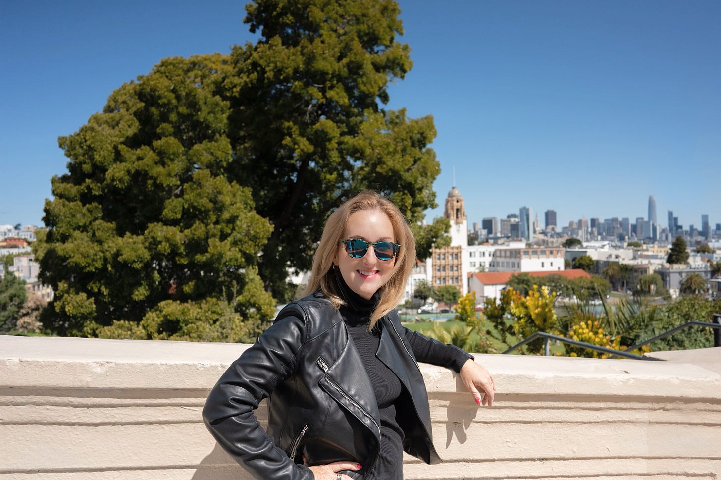 Amy in Mission Dolores Park San Francisco 2023