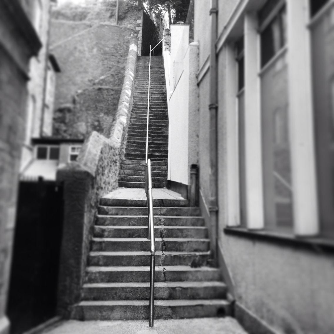 Jacobs ladder in Falmouth 111 steps installed in the 1830s-40s by Jacob ...