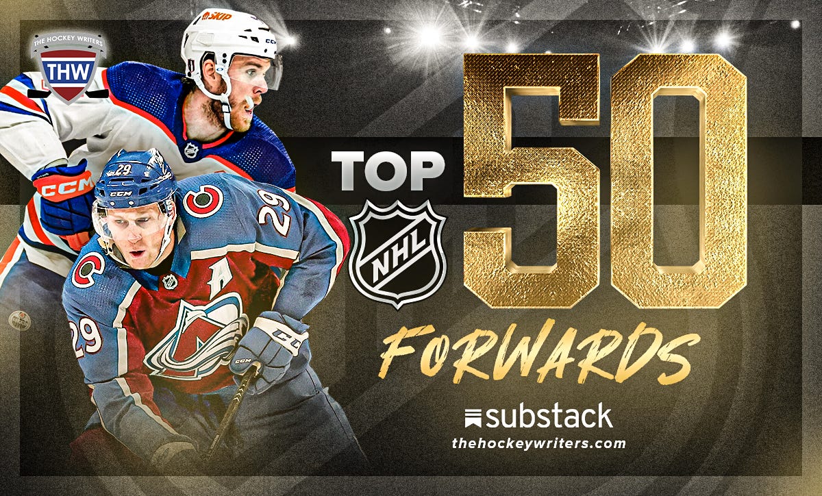 Connor McDavid and Nathan MacKinnon Top 50 Forwards