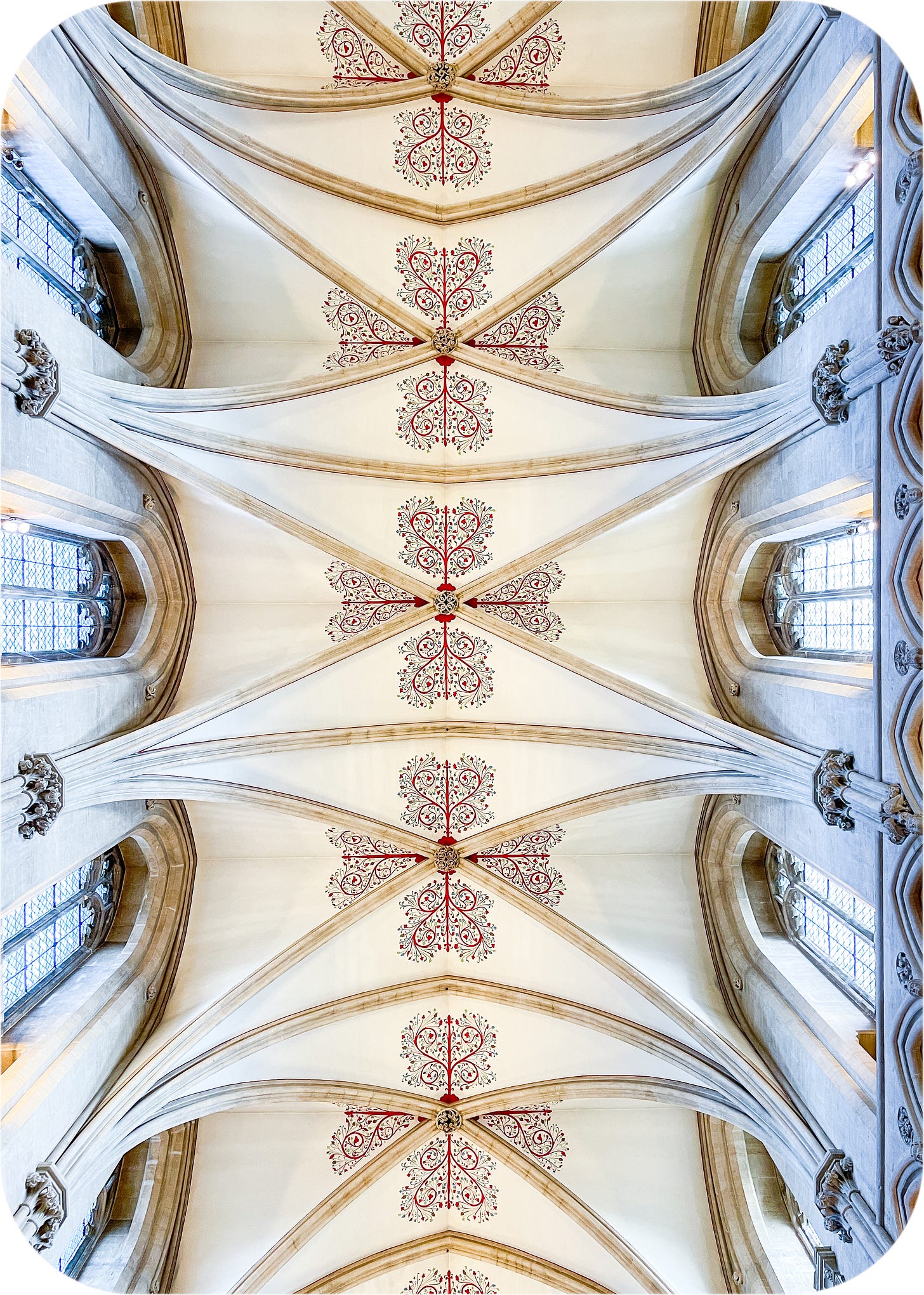 The ceiling of Wells Cathedral