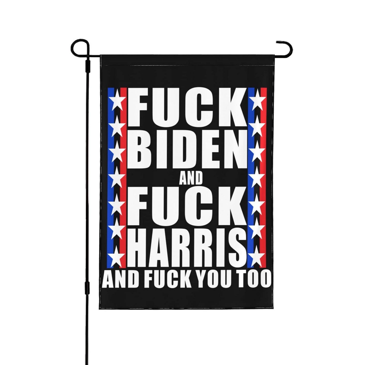 Amazon.com : Fuck Kamala Harris and Fuck Joe Biden Offensive 28x40 Garden  Flag Home House Flags, Double-sided printing Foot Outdoor Flag US Flag :  Patio, Lawn & Garden