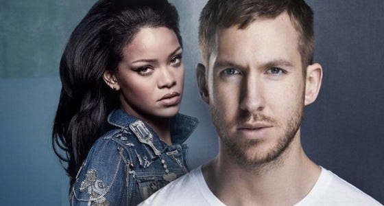 calvin harris working rihanna 2016