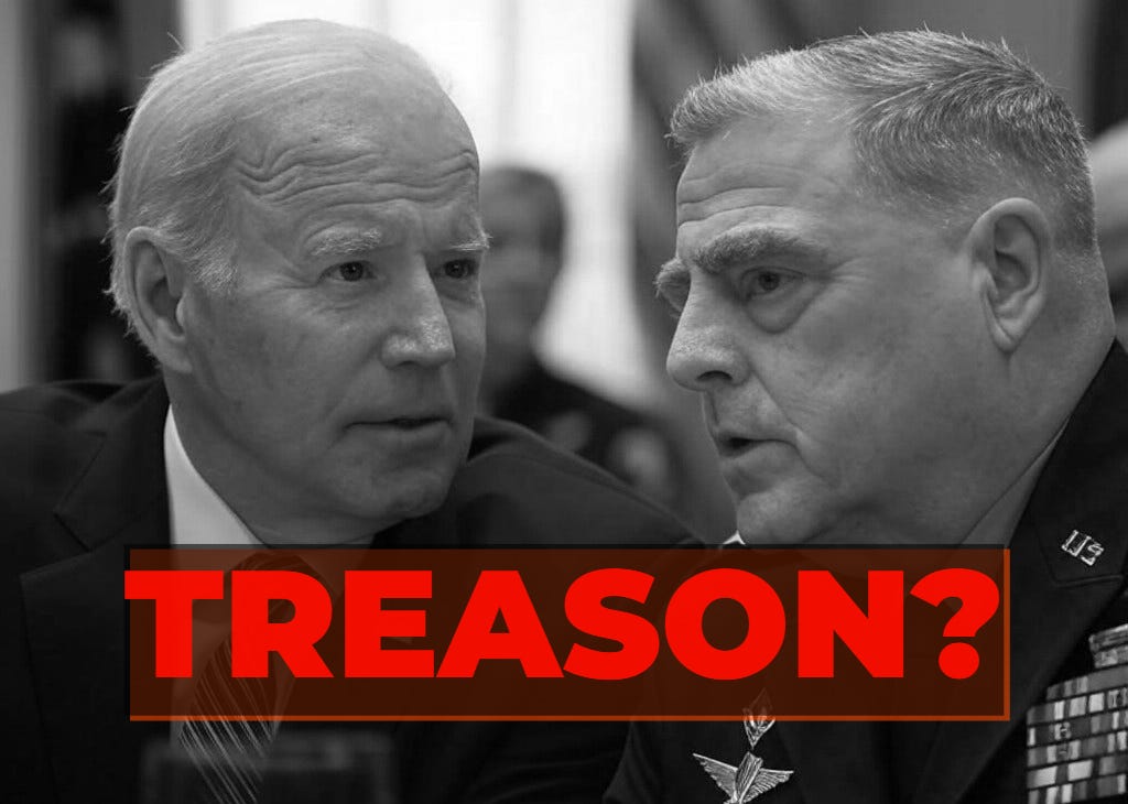 Milley Treason Scandal: He reassured China behind Trump’s back. Pardoned by Biden, Hegseth investigates. Should he face a court-martial?