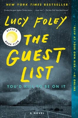 cover of The Guest List by Lucy Foley