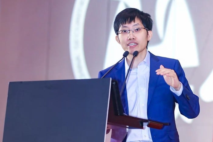 DeepSeek founder Liang Wenfeng. As a pure research lab, his company has focussed its effort on pushing AI forward, rather than trying to make money