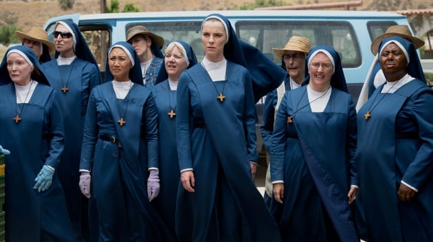 Mrs. Davis: Peacock Drops Photos and Premiere Date for Betty Gilpin Drama  From Lost Creator - TV Fanatic