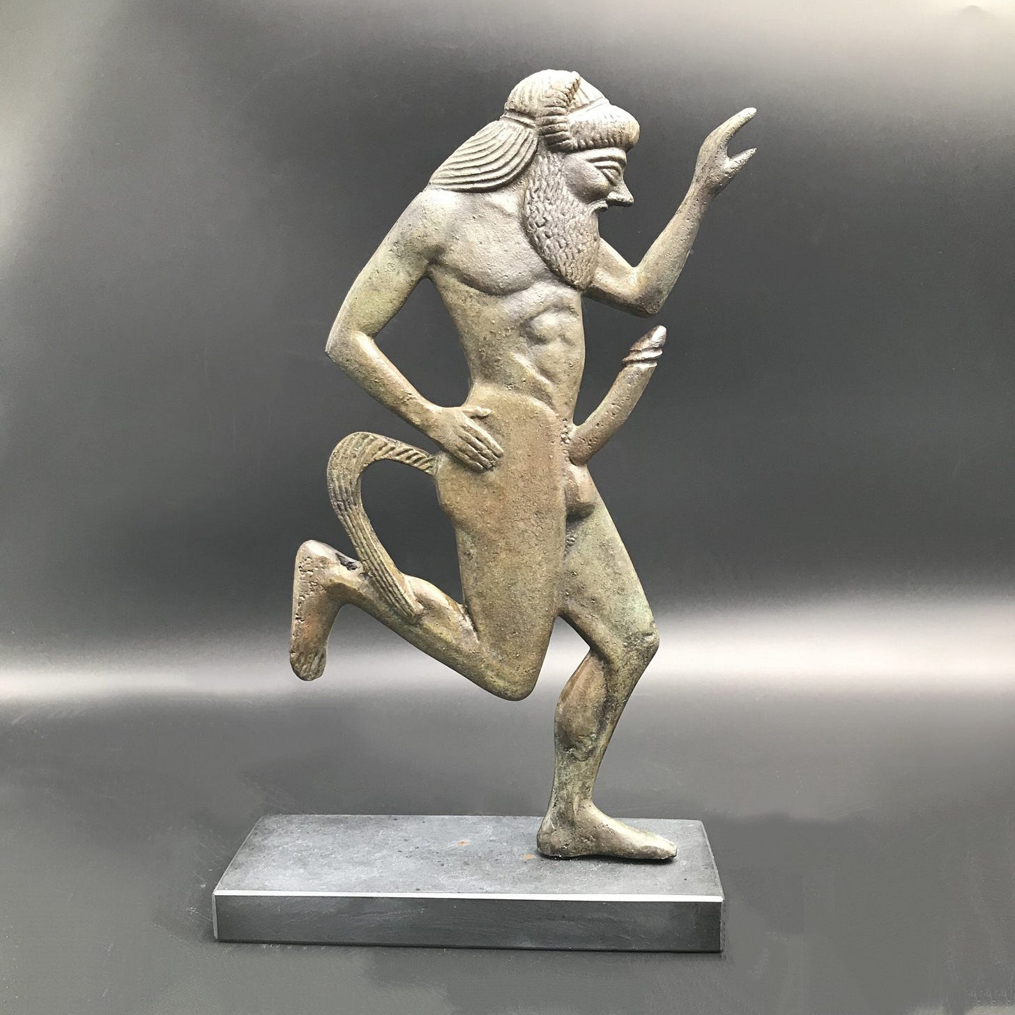 Satyr Statue 4.3x7.4in
