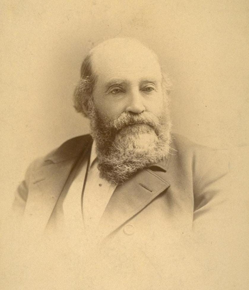 Bearded, portly man from 1880s