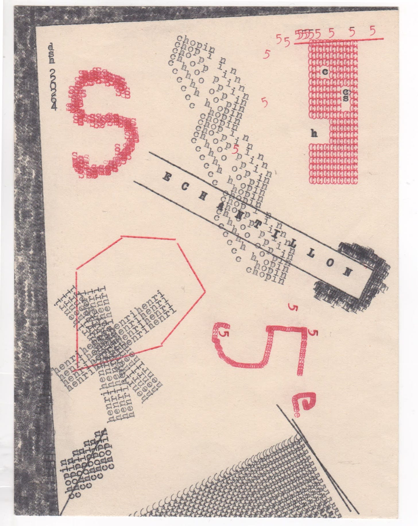 Dom Sylvester HOUEDARD, Enchantillon, 1964 | Richard Saltoun