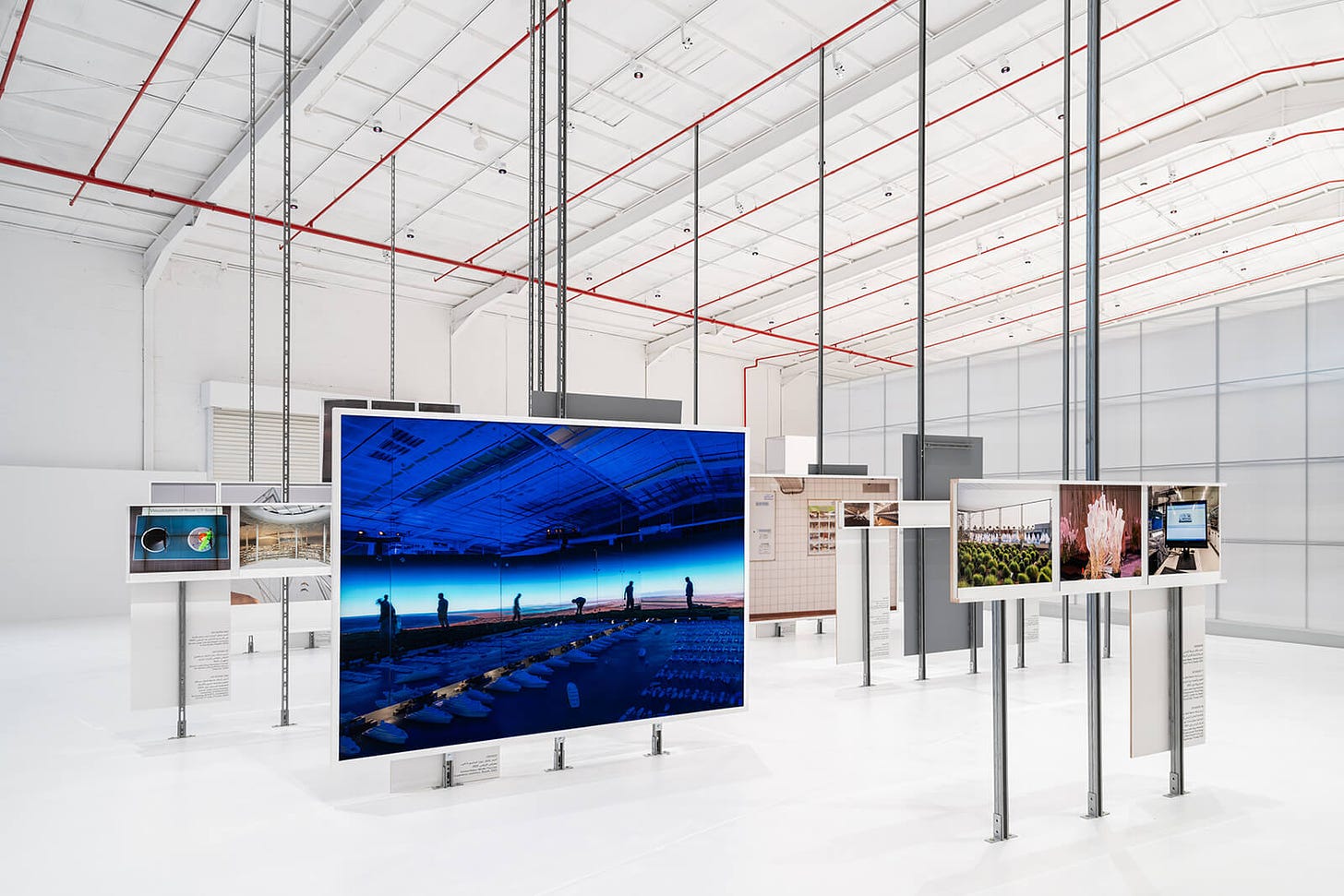 Installation view of Saudi Futurism, 2024, After Rain, Diriyah Contemporary Art Biennale 2024, Armin Linke and Ahmed Mater | Diriyah Contemporary Art Biennale 2024 | STIRworld