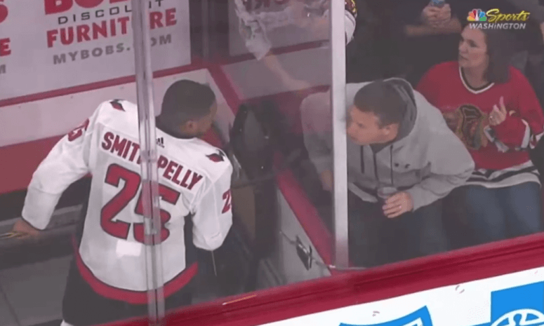 devante smith pelly responds to racist nhl fans washington capitals