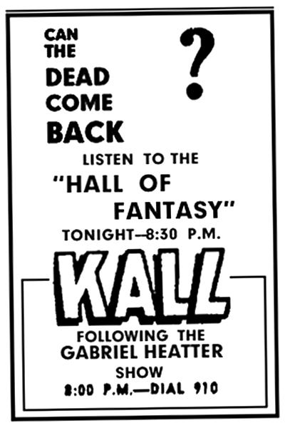 Hall Of Fantasy | Thriller | Old Time Radio Downloads