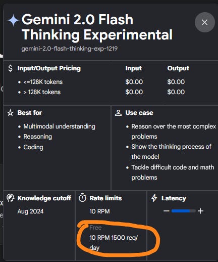 Gemini 2.0 Flash Thinking Experimental is available in AI Studio :  r/singularity