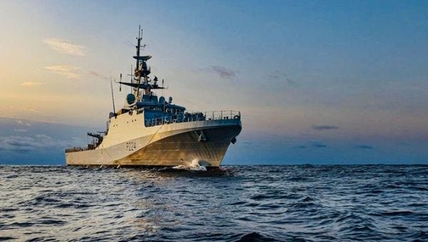 Royan Navy's HMS Trent (P224).