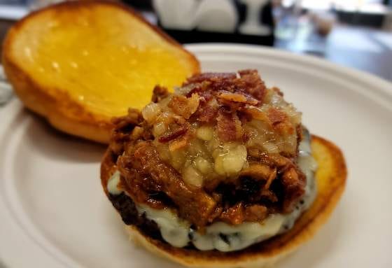 Moonshiner's Apple Barbecue Burger