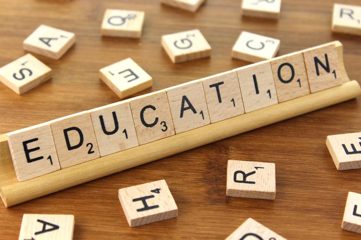 Education - Free of Charge Creative Commons Wooden Tile image
