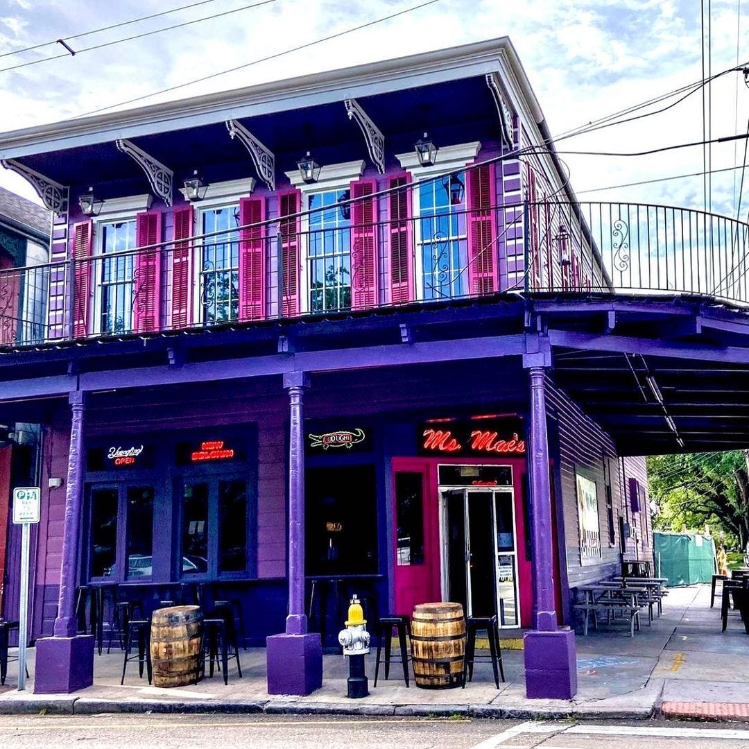 The New Orleans Bartender on Instagram: “What y'all think about Ms Mae's  makeover? . . . #drinkingnola #nola #newor… | New orleans travel, New  orleans, West florida