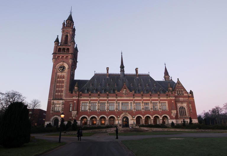 A general view of the International Court of Justice (ICJ) in The Hague, Netherlands [File: Thilo Schmuelgen/Reuters]