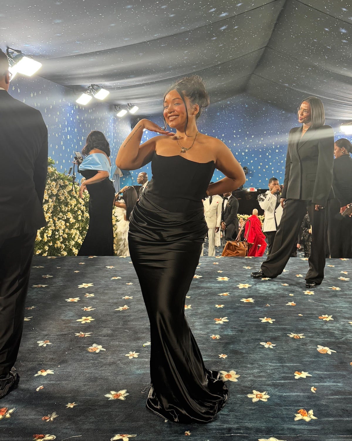 Bianca Richards on the 2025 Met Gala red carpet