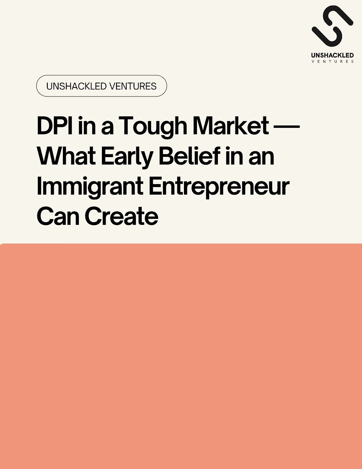 DPI in a Tough Market — What Early Belief in an Immigrant Entrepreneur Can Create