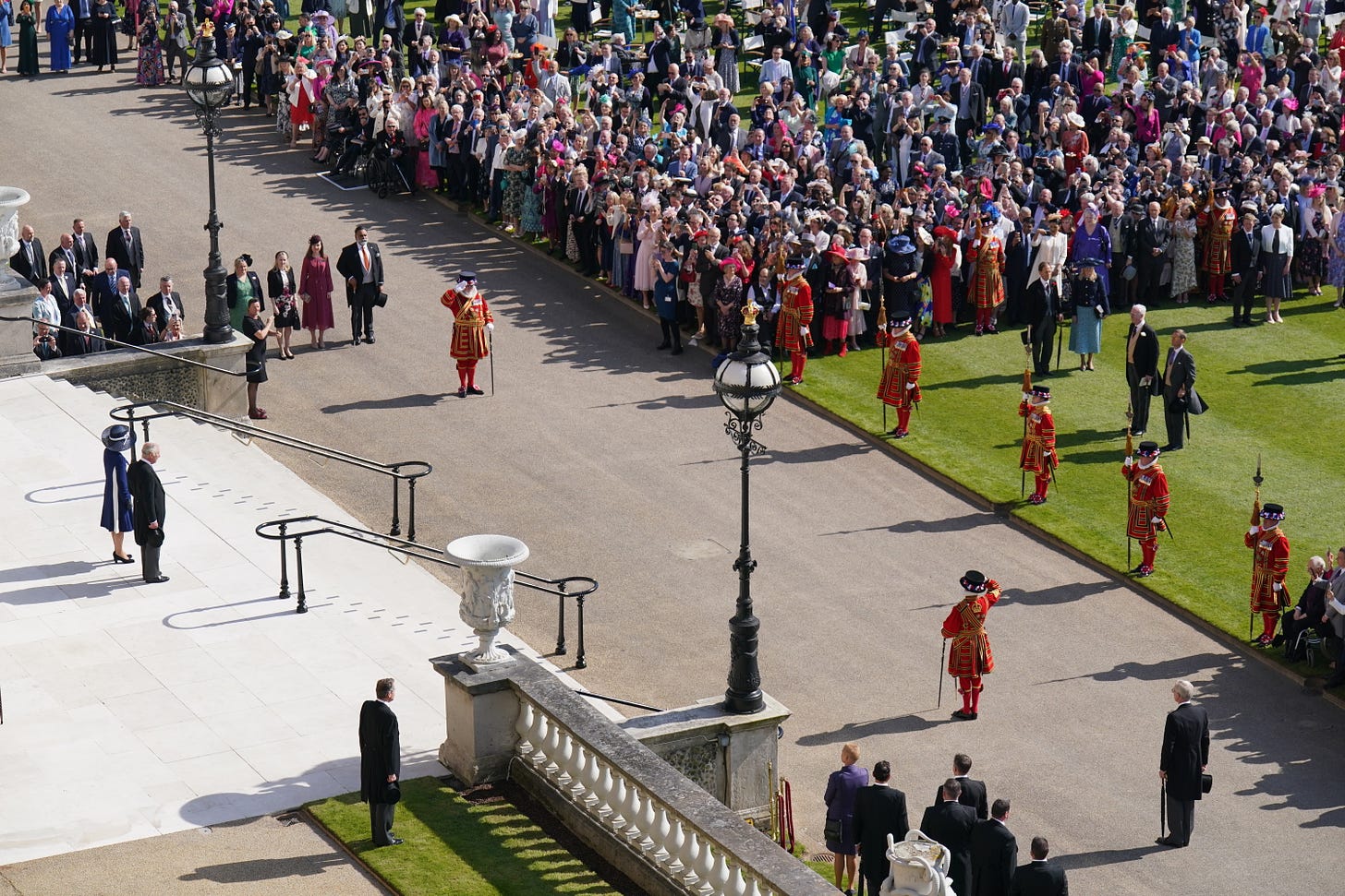 Crowds at 2023 Buckingham Palace garden party