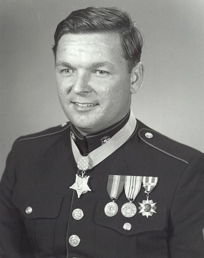 headshot of Pittman, in uniform