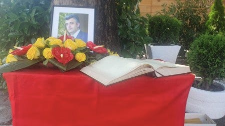 Veillée funèbre en l'honneur de Dusko Jovanobic