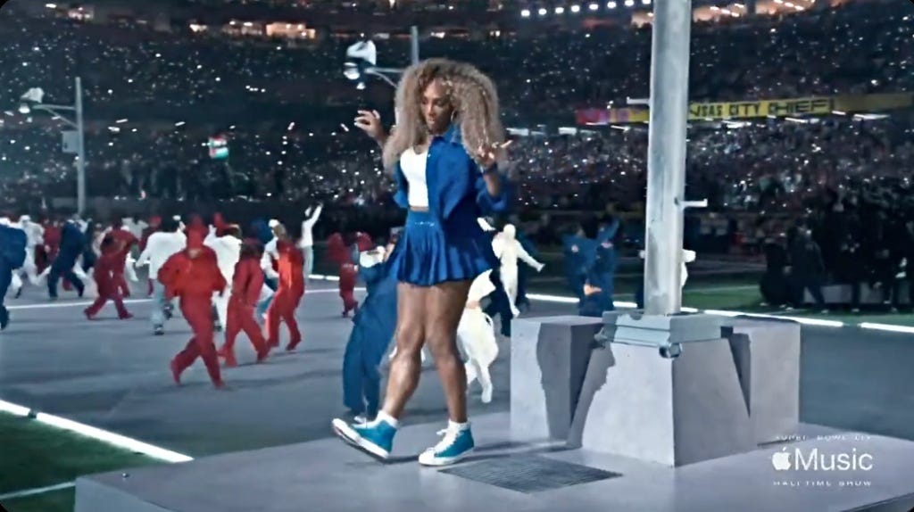 Serena Williams Danced During 'Not Like Us' At Super Bowl