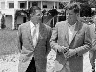 July 8th 1961. JFK walks with Sec of Defence, Robert McNamara ...