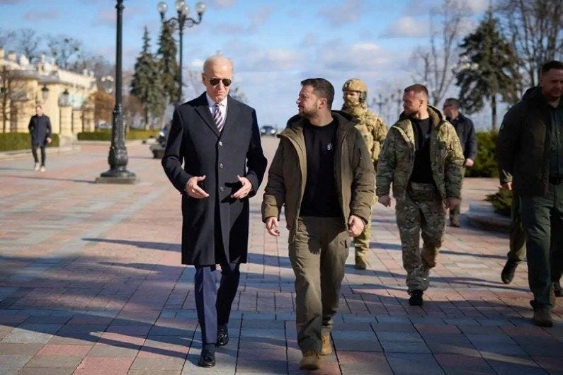 Biden Visits Ukraine Ahead Of War Anniversary: ‘Kyiv Stands’ | Kashmir ...