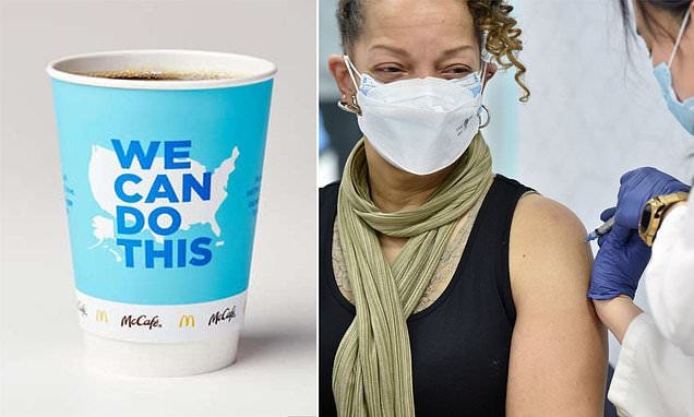 McDonald's will redesign their coffee cups promote the Covid-19 vaccine ...