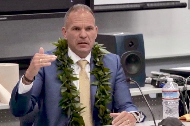 Las Vegas police captain John Pelletier will advance as the final candidate to lead the Maui Police Department.