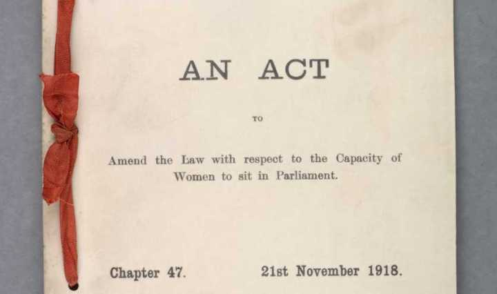 representation of the people act 1918 – UK Vote 100: Looking forward to the  centenary of Equal Franchise in 2028 in the UK Parliament
